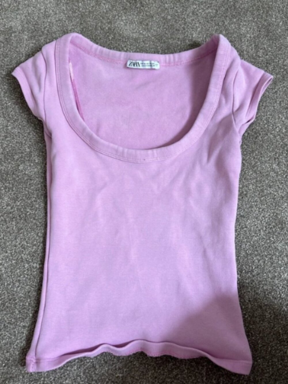 Pink Zara Cropped Top